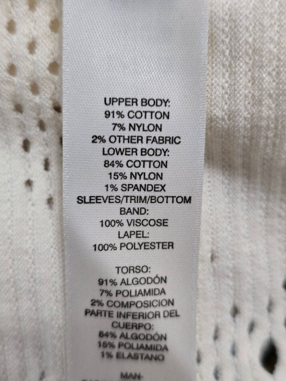 NWT Chicos Trixie Cardigan Cream 3/4 Sleeve Open Front Lace Sweater Size 0 - Picture 3 of 15